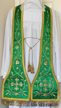 Green Preaching Stole